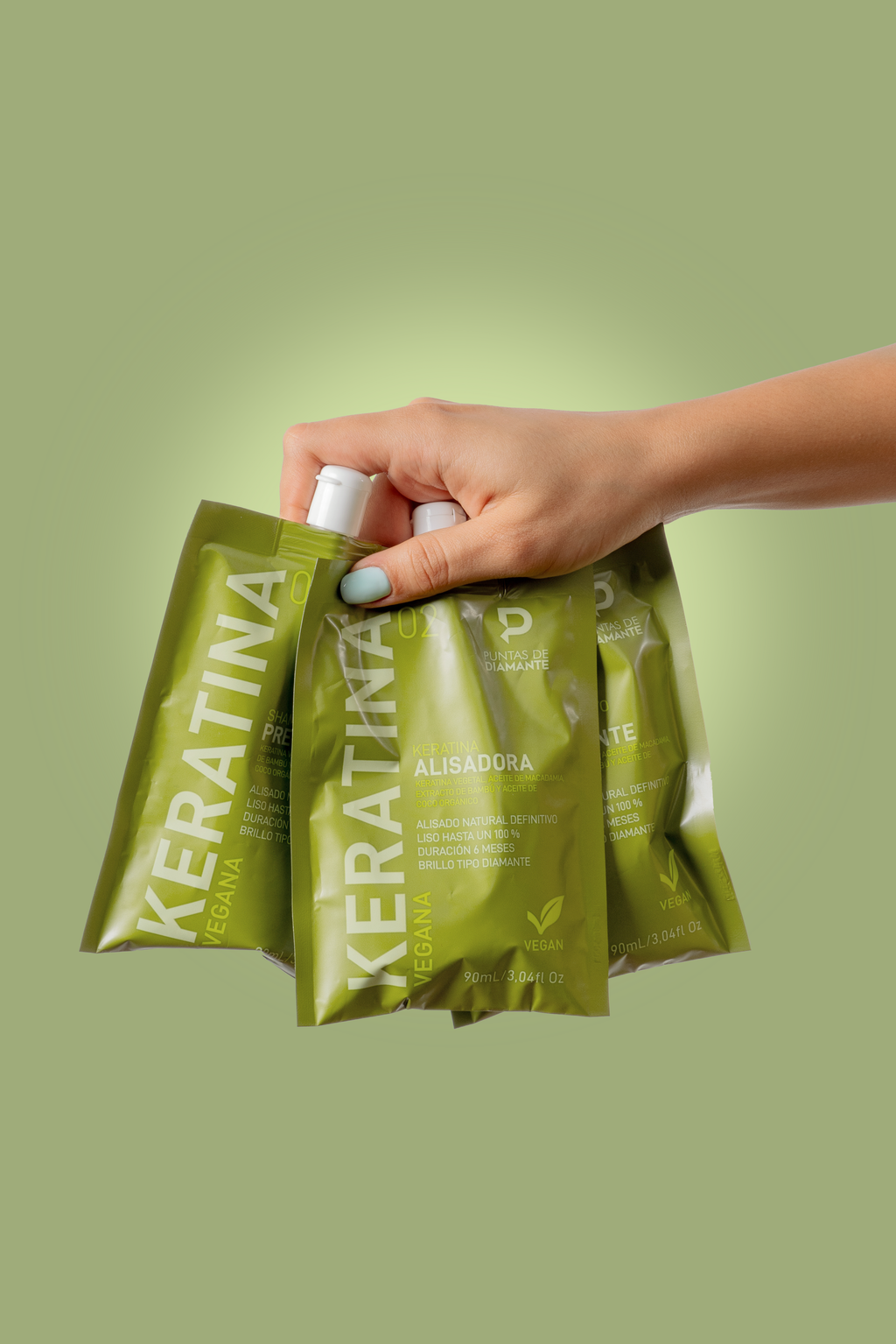 KIT KERATINA VEGANA 90 ML - 3 UND